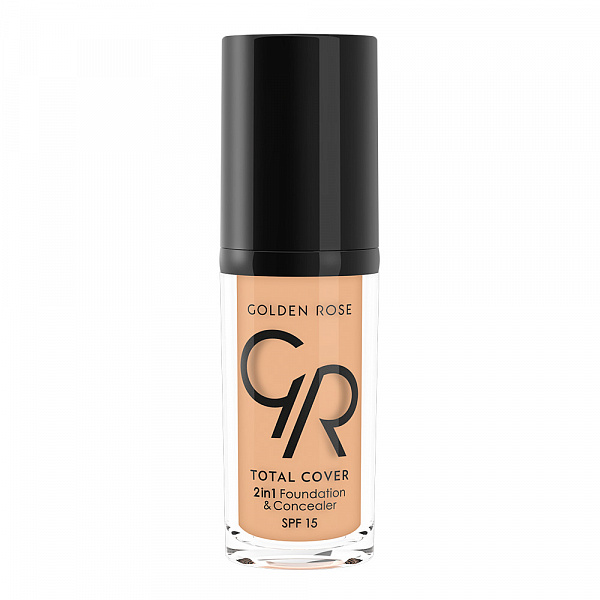 Тональный крем Golden Rose TOTAL COVER 2in1 Foundation & Concealer 07-Naturel