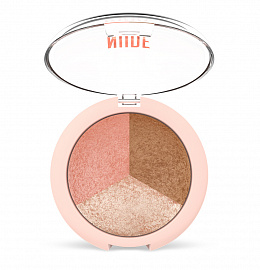 GR nude look baked trio face powder