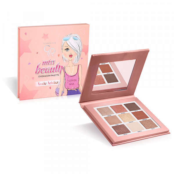 Тени для век Miss Beauty Nude Addict Eyeshadow Palette